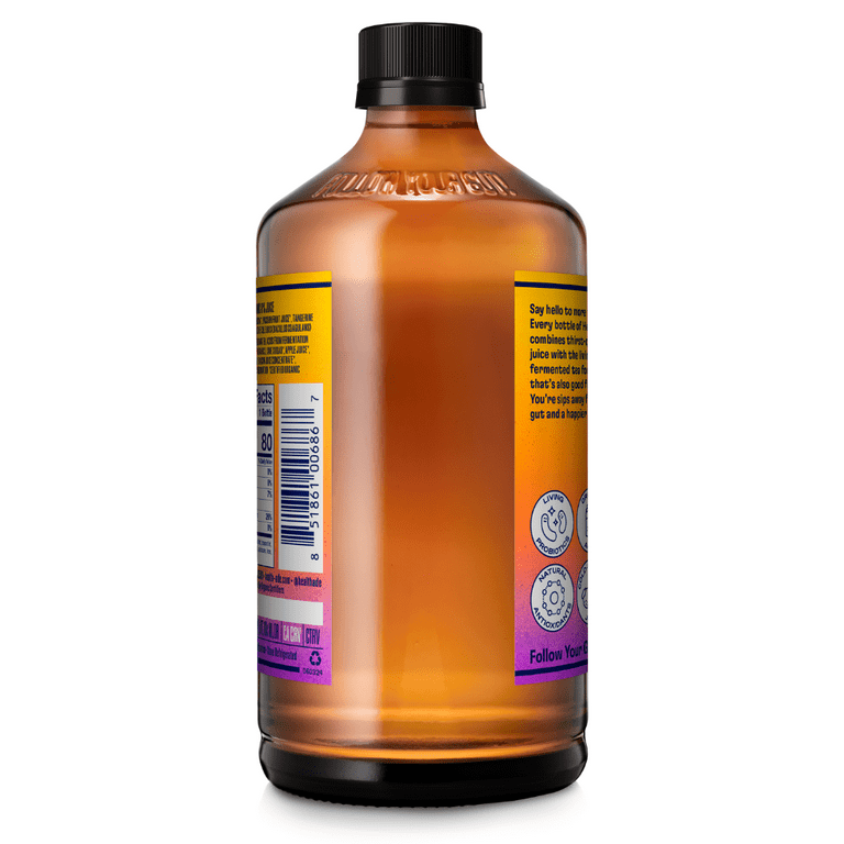 Health-Ade Passion Fruit Tangerine Kombucha Tea 16 fl oz Fermented