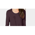 thumbnail image 2 of INC $39 Womens New Purple Ribbed  Scoop Neck Long Sleeve Top L B+B, 2 of 3