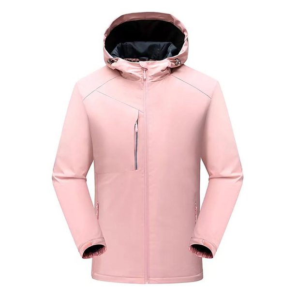 Chaquetas y abrigos casuales con capucha de manga larga para mujer y hombre, traje de montañismo y esquí desmontable de tres piezas para exteriores, abrigo para mujer