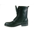thumbnail image 2 of Polar Fox Men's 801026 Tall Military Style Lace Up Combat Fashion Dress Boots, Black, 8.5, 2 of 3