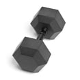 thumbnail image 1 of Element Fitness Virgin Rubber Hex Dumbbell 75 lb Low Odour Ergo Handle, 1 of 3