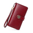 thumbnail image 1 of Grand Portefeuille en Cuir pour Femmes, Portefeuille en Cuir pour Femmes, Long Portefeuille, Portefeuille avec 27 Emplacements pour Cartes et Protection Rfid, 1 of 5
