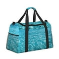 thumbnail image 2 of Zufioo Crystal Clear Ocean Waves Print Hand-Held Messenger Travel Bag, Business Travel Luggage Bag Overnight for Men and Women, 2 of 7