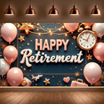 thumbnail image 2 of Elegant Design Retirement Party Celebration Banner Hanging Decorations for Indoor Event Occasion, 2 of 8