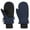 Navy blue, variant on Kids winter gloves ski snow waterproof warm cold weather mittens for toddlers Rose red M