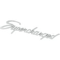 Supercharged Script Emblem - Walmart.com