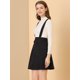 thumbnail image 5 of INSPIRE CHIC Women's Pinafore Flared Skater Suspender Overall Skirts Black XL, 5 of 6