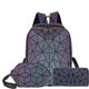 thumbnail image 1 of Laser Luminous bao bag Sequin set Backpack for women's shoulder bag School Girls Backpack Female Design Backbag holographic bag, 1 of 1