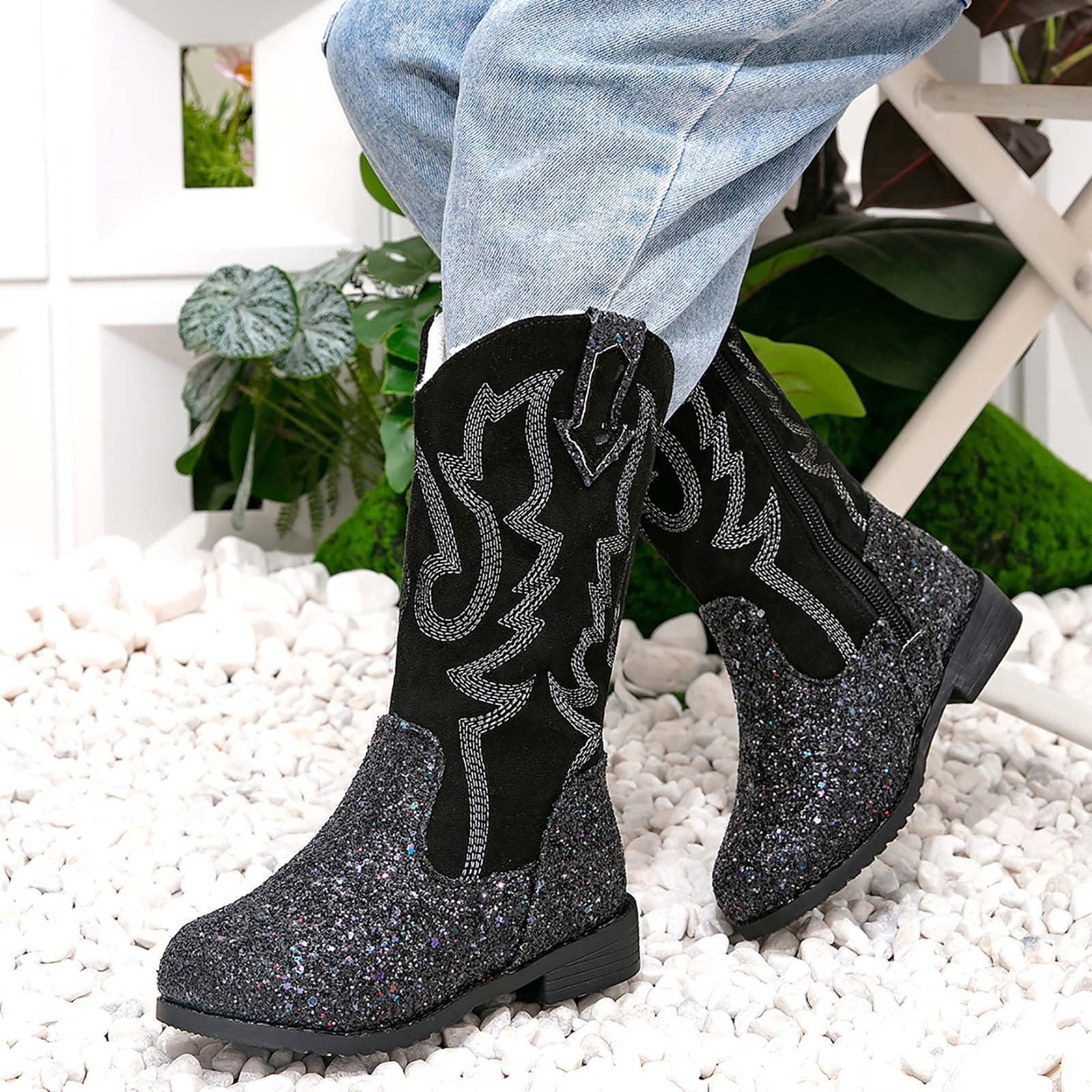 Zshosam Kids Boots Girls Baby Boys Girls Unisex Walking Boots
