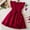 Red, variant on Girls Casual Dresses A-Line Cute Dress Sun Dresses Dress for Teenagers 6-7 Years