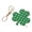 C, variant on St. Patrick 10pcs St. Patrick's Day Shamrocks Wooden Hanging Ornament Set,Good Luck Clover Hanging Bauble Clover Pendant Decoration for Keychain Tree Shelf Home Decor(D)