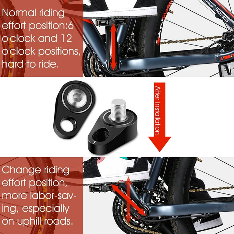 xinRui 1 Pair Bike Pedal Adapters Strength Assist High Hardness Bike Booster Accessories - Walmart.com