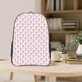 thumbnail image 5 of Gaeub Flamingo On Checkered Print Clear Backpack ,Clear Transparent Backpack, PVC Bag with Side Pockets,for Concert, Beach, Work, Travel & Sporting, 5 of 7