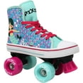 thumbnail image 2 of Lenexa Roller Skates for Girls - Pixie Mermaid Kids Quad Roller Skate - Indoor, Outdoor Children's Skate - Rollerskates Made for Kids - High Top Sneaker Style - for Beginners (Size Junior 11), 2 of 7