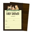 thumbnail image 1 of Inkdotpot 30 Fill In StyleBaby Shower Invitation Cards Jungle Animals Its a Boy Its a Girl Blank Invites, 1 of 6