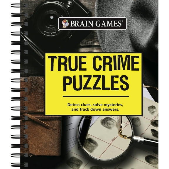 Pre-Owned Brain Games - True Crime Puzzles (Spiral-bound) 1640302727 9781640302723