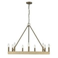 thumbnail image 2 of Golden Lighting Yates 9 Light Chandelier in Burnished Chestnut, 2 of 5