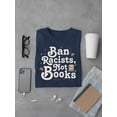 thumbnail image 3 of Anti-Racist Book Lover Statement Tee T-shirt Color Men's, 3 of 4