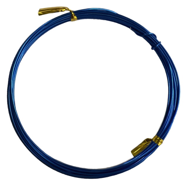 serony Craft Wires DIY Handicrafts Braided Thread Good Flexibility Durable Shiny Jewelry Lines Exquisite Design for Sculpturing Sapphire Blue