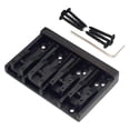 thumbnail image 4 of Puente de guitarra de aleación de Zinc Sunnimix Accesorios de instrumentos musicales Negro Tipo H, 4 of 8