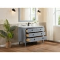 thumbnail image 4 of Legion Furniture WS2518-48-CD 48 in. Cadet Finish Solid Wood Sink Vanity, 1 ft. Artificial Stone Top, 4 of 4