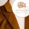thumbnail image 4 of BESTYASH 20Ud Botones Reemplazo De Metal Dorados Para Ropa Con Forma Creativa En Rosa, 4 of 6
