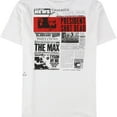 thumbnail image 4 of Elevenparis Mens Fake News Graphic T-Shirt, White, Medium, 4 of 5