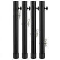 thumbnail image 1 of Table Leg Extenders for Folding Tables Straight/Bent Leg, Leg Extensions, Heights Adjustable Risers - 4PCS, 1 of 7