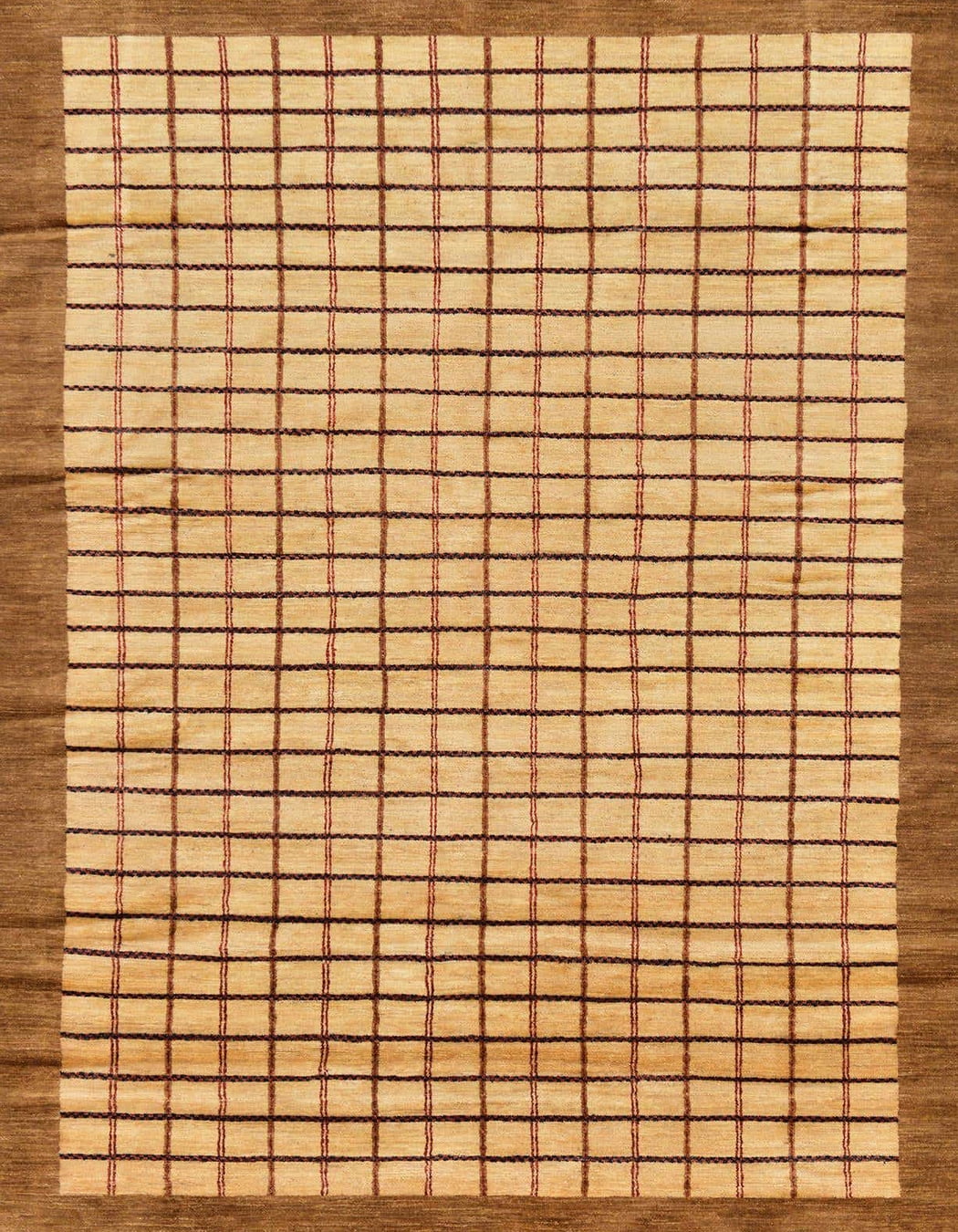 Ahgly Company Indoor Rectangle Abstract Red Checkered Area Rugs, 2' x 5 ...