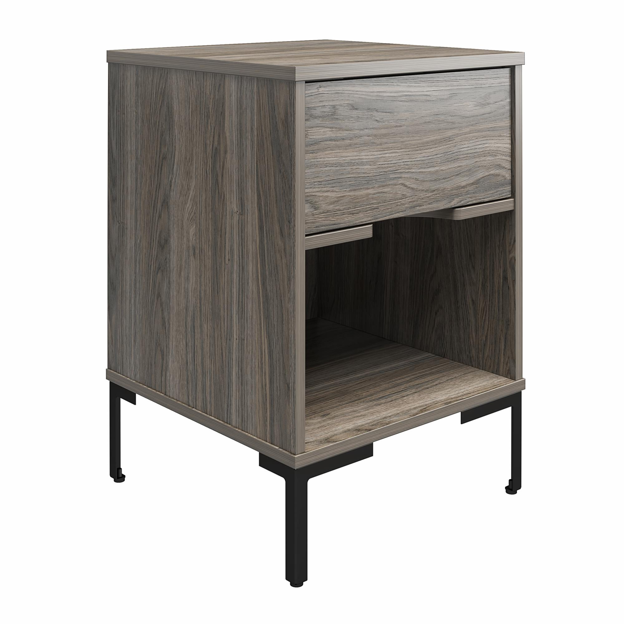 Ameriwood Home Rolland Nightstand, Weathered Oak