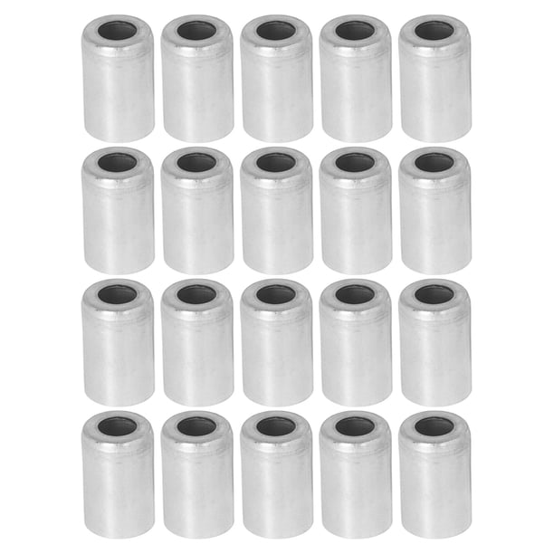 Cubierta de aluminio para manguera de aire acondicionado de 20 piezas, cubierta de junta de aire acondicionado de gran resistencia para coche de 6/8 pulgadas Jadeshay A