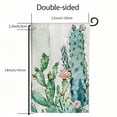 thumbnail image 3 of Heduofu Garden Flags, Tropical Watercolor Cactus Flower Welcome Garden Flag Double Sided, House Yard Outdoor Decor, Seasonal Arrangement Home Outside lawn Farmhouse Decoration  White, 3 of 6