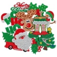 thumbnail image 1 of Parches navideños bordados termoadhesivos de 10 piezas de WILDREEDS, 1 of 6