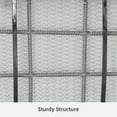 thumbnail image 6 of 4 Pieces Outdoor Wicker Conversation Set, All-Weather Rattan Patio Furniture Sets with Arm Chairs, Tempered Glass Tabletop and Cushions, Sectional Sofa Set for Backyard, Garden, Poolside, 6 of 10