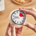 thumbnail image 6 of Stainless Steel Mechanical Timer with Precise Timing for Kitchen Lab and Sports, 6 of 8
