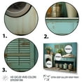 thumbnail image 3 of Designart "Vintage Laundry Room in Turquoise I" Bath & Laundry Canvas Print, 3 of 5