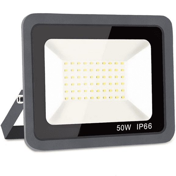 50W High Power LED Outdoor Floodlight for Yard, Garden & Playground - Bright Waterproof Security Lighting