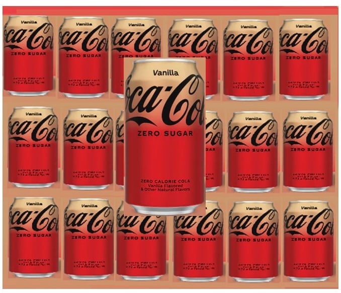 Vanilla Coca-Cola 355ml缶 12本入り✖️４ケース Coca Cola Vanilla Flavor, Pack of 12 Cans (355ml) - Walmart.com