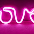 thumbnail image 2 of Amor Led Love Neon Sign Ps Board y Acrílico Lámpara de letraso de Amor Con Agujeros Colgantes para la Confesión Propuesta de Matrimonio, 2 of 5