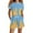 A01-Light Blue, variant on LRen Toddler Girl Outfits 2t Letter Print Shorts Sleeve Sports Sets Round Neck Comfy Sports Tshirt Shorts 2pc Outfits Clothes Outdoor Casual Clothes