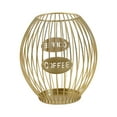 thumbnail image 2 of Rongfmy Coffee Pod Holder Multipurpose Coffee Capsule Container for Kitchen Cafe Bar Golden M, 2 of 9