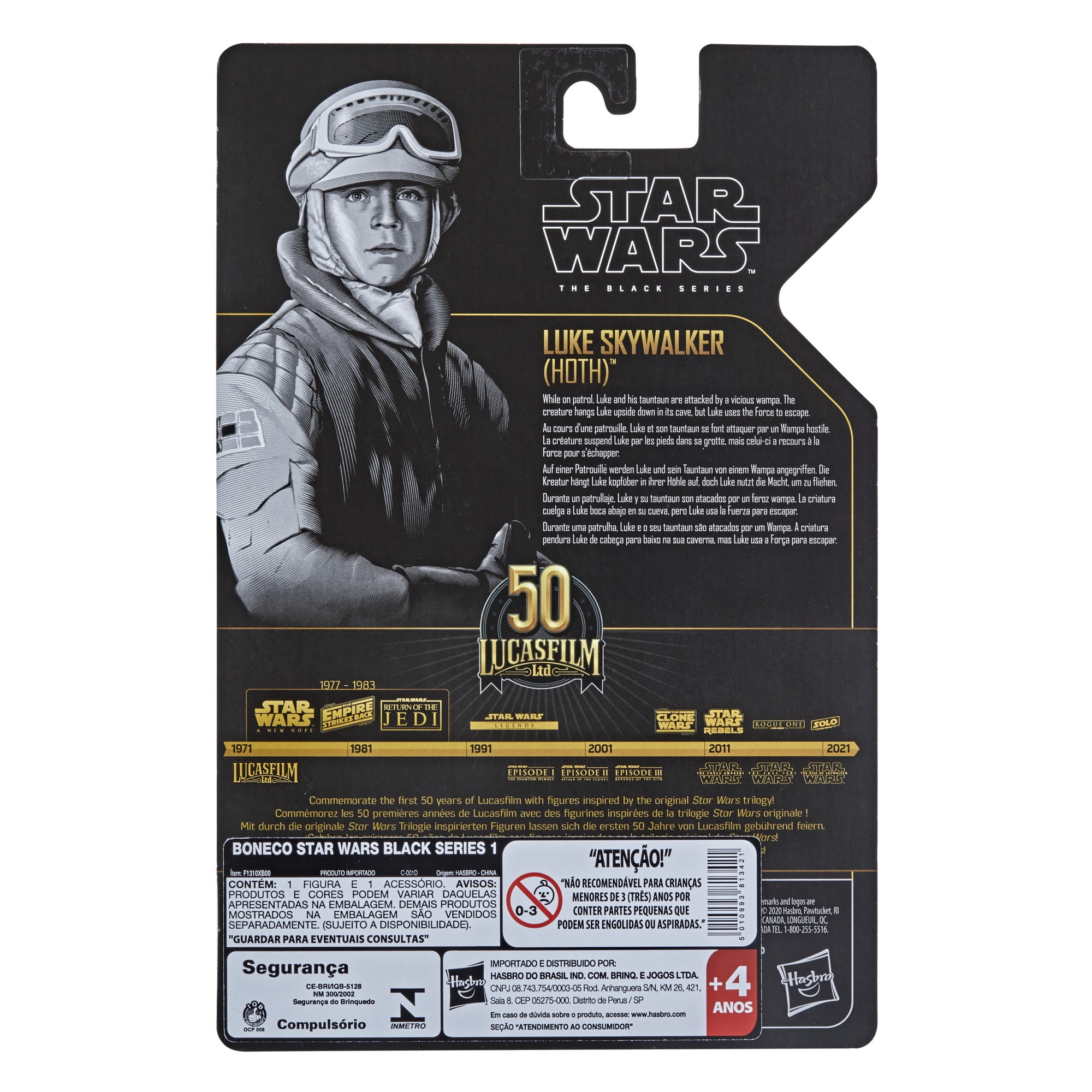 Star Wars: The Black Series Luke Skywalker Hoth Toy Action Figure Set for Boys and Girls, 3 Pieces