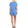 thumbnail image 2 of Doublju Women's Short Sleeve Round Neck Pajama Sleepwear 2 pcs Set (Plus Size Available), 2 of 2