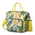 thumbnail image 1 of Tropical Plant Insulated Lunch Bag – Large Reusable Cooler Tote with Dual Compartment, Leakproof Waterproof Lunch Box for Work, Picnic, Beach Vacation, 1 of 4