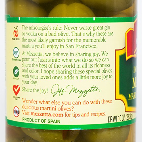 MEZZETTA, OLIVE MARTINI, 10 OZ, (Pack of 6)