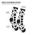 thumbnail image 3 of Men's Cow Spots Print Novelty Athletic Socks Women's Digital Printing Funky Patterned Crew Socks, 3 of 7
