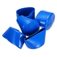 thumbnail image 4 of Uxcell 5Pcs Tapones de goma de 60 mm (2.4 pulgadas) ID Cubierta de tubo redondo de vinilo Tapón de tornillo Protectores de rosca Azul, 4 of 6