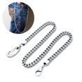 thumbnail image 1 of Men's Pants Chain Creative Fashion Punk Snap Hook Trousers Chain Wallet Chain, 1 of 7