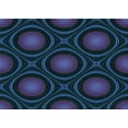 thumbnail image 1 of Ahgly Company Machine Washable Indoor Rectangle Transitional Blue Area Rugs, 2' x 4', 1 of 1