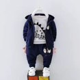 thumbnail image 1 of 3PCS Baby Boys Conjuntos de ropa Ropa para niños Chaquetas para niñas Abrigo + Niños Camiseta de manga larga + Pantalones deportivos Trajes Pantalones para niños pequeños90-M (75-85 CM) Gao Jinjia LED, 1 of 2